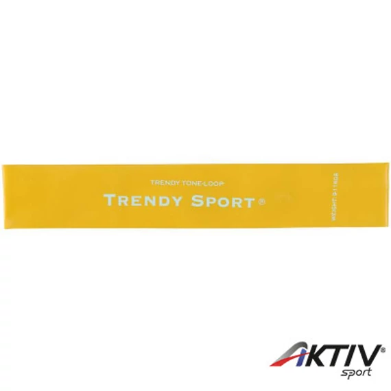 Láberősítő gumihurok Trendy gyenge sárga